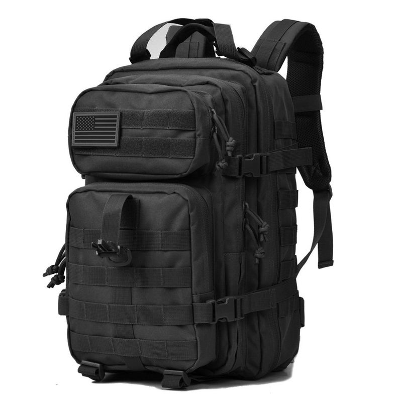 REEBOW GEAR Military Tactical Backpack 3 Day Assault Pack Army Molle Bag Backpacks Rucksack 35L Black - Image 3